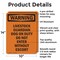 Signmission Livestock Guardian Dog On Duty OSHA Warning Sign, Aluminum, 10in W x 14in L, 2PK OS-2PACK-WS-A-1014-V-13307 - alternate 6